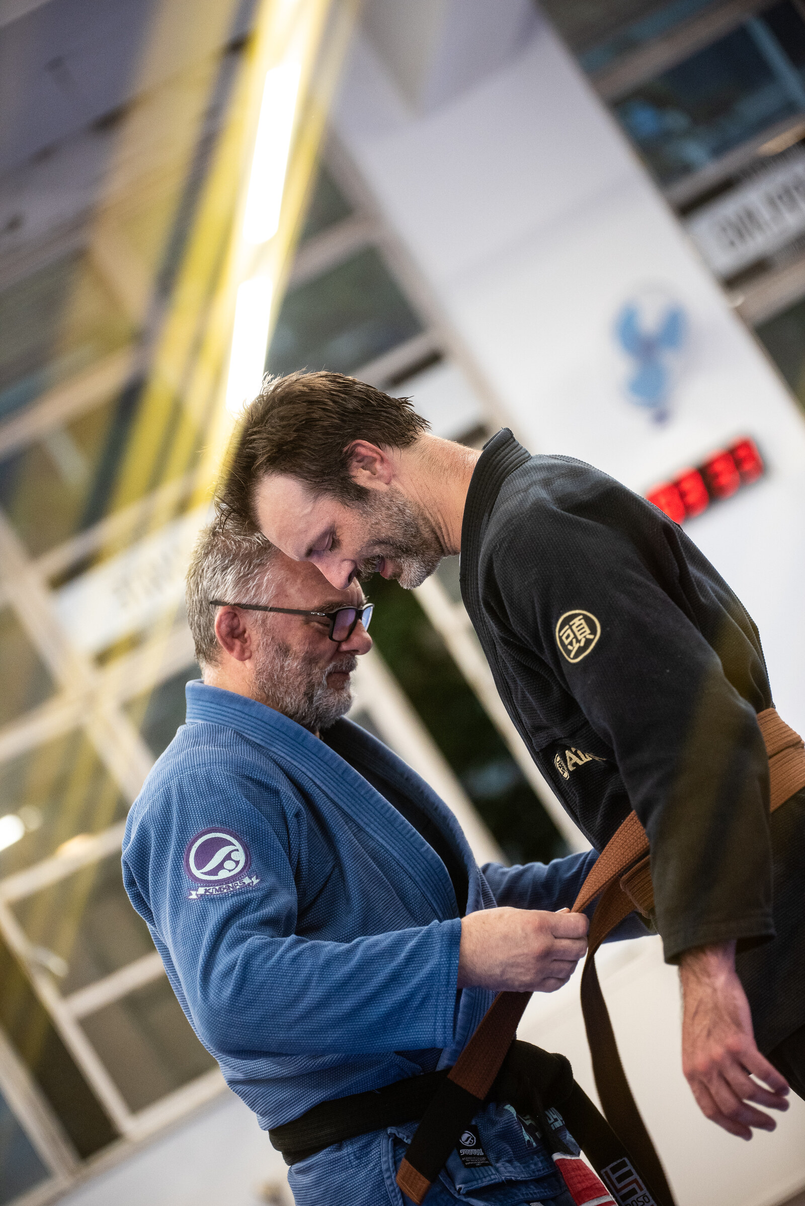 Verleihung eines Braungurts bei Hilti BJJ Berlin