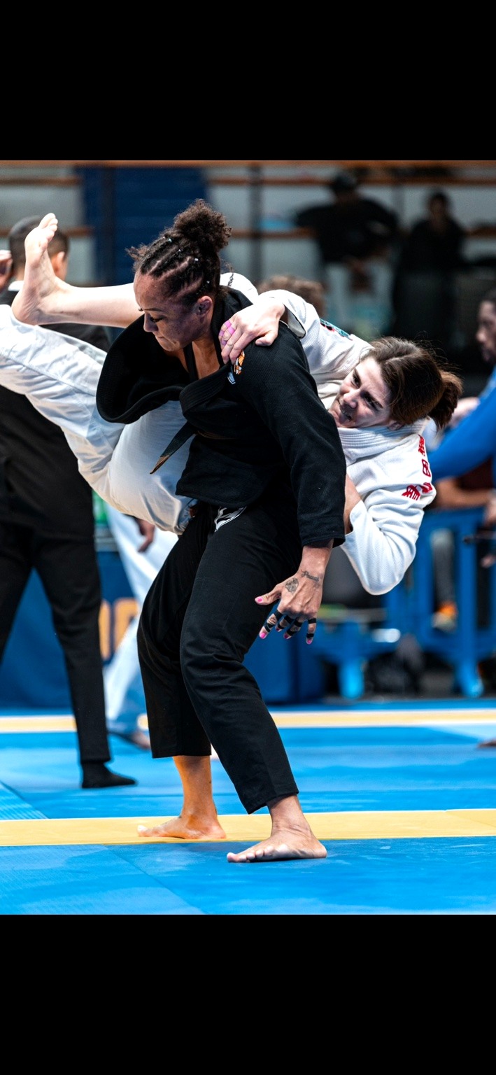 Denise Krahn im BJJ Wettkampf
