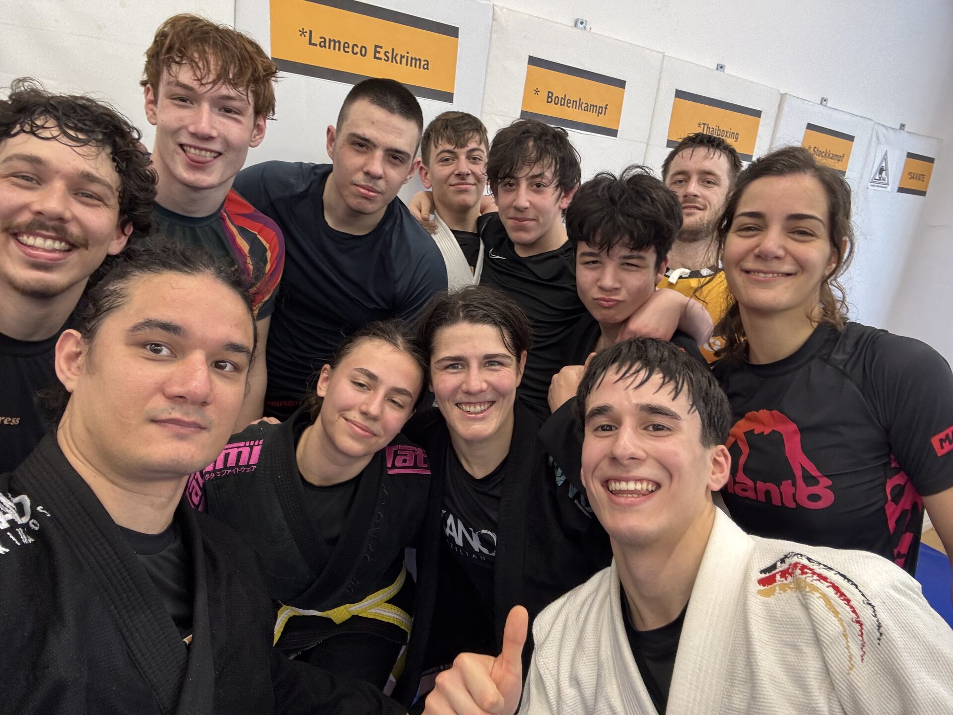 Hilti BJJ Berlin Team nach dem Training